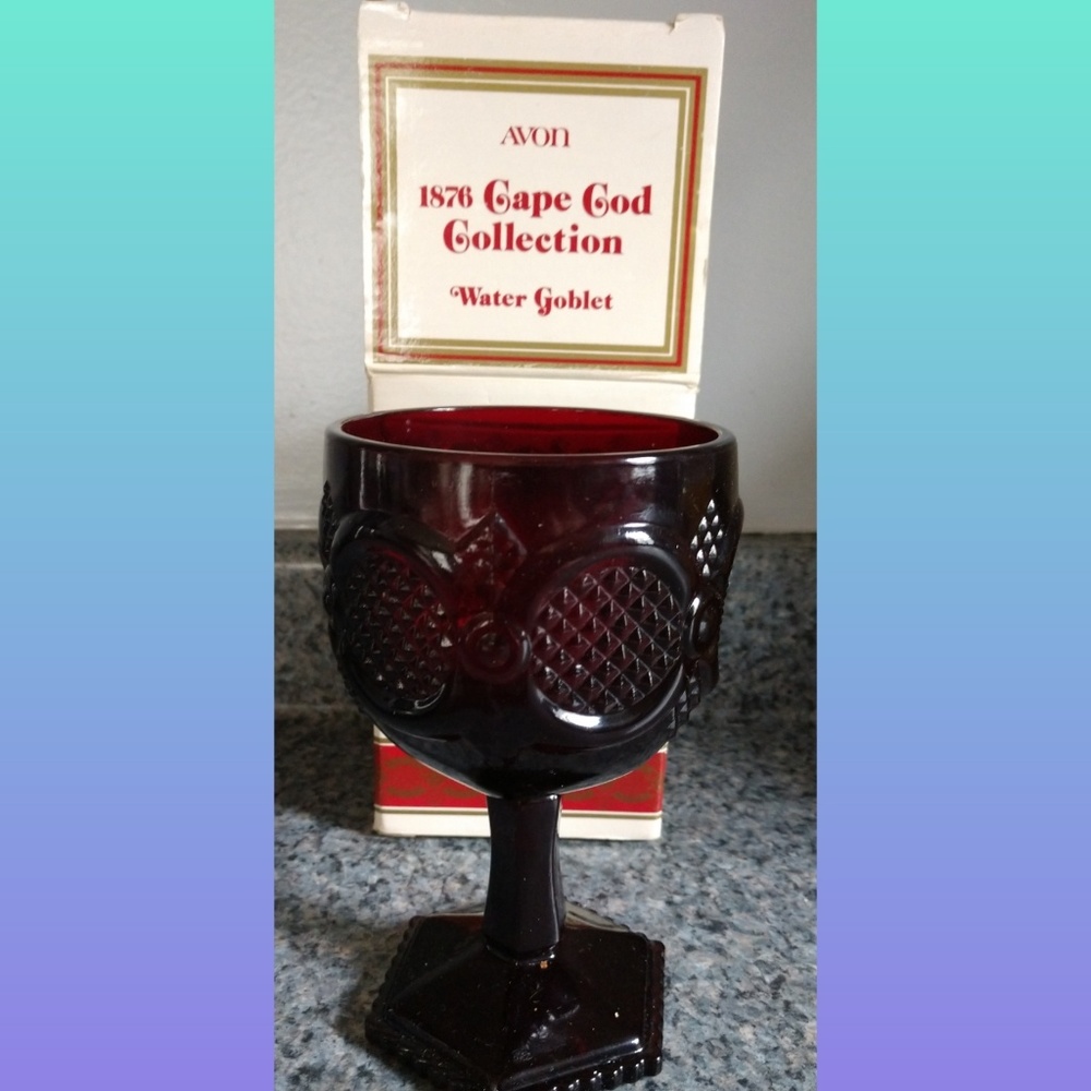 Avon Cape Cod Collection Water Goblet